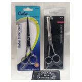 2 paires de ciseaux de coiffure, de qualité
