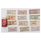 Lot de billets internationaux