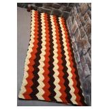Couverture vintage, au crochet, 58'' x 71''