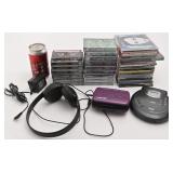 Lecteur CD portatif JVC et lecteur cassette