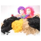 Lot de perruques d'Halloween