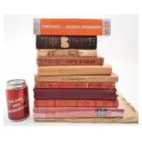 Lot de livres antiques et vintage et