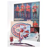 Lot d'articles des Canadien de Montréal, dont