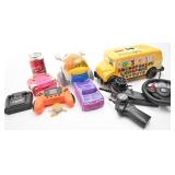 Lot de jouets variés, fonctionnels