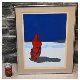 Lithographie d'Audrey Mitchel, artiste