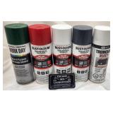 5 canettes de peinture, neuves