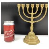 *Menorah en laiton