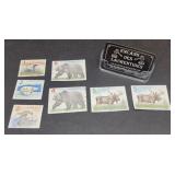 Timbres thématique faune, oblitérés