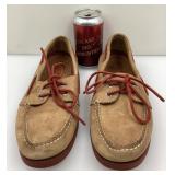 Paire de mocassins / flaneurs, en cuir,