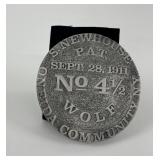 Newhouse SNOC 4 1/2 Wolf Trap Pan Belt Buckle