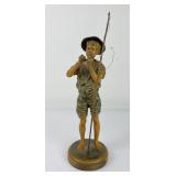 Adophe Jean Lavergne The Little Fisherman Bronze