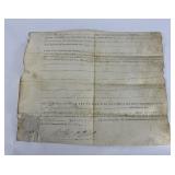 1796 Commonwealth of Virginia Land Indenture Deed