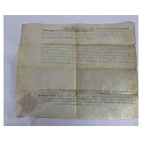 1802 Commonwealth of Virginia Land Indenture Deed