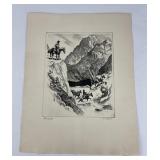 Reinhold H. Palenske Moving Up Engraving