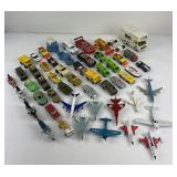 Lot of Vintage Hot Wheels Toy Cars Planes