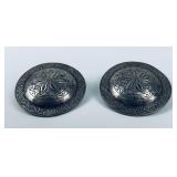 Frank Schultz Victor Montana Spur Strap Conchos