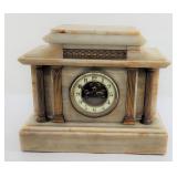 Jean Vincenti French Marble Mantle Clock