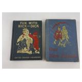 Pair of Antique Dick Nick and Jane Reader Books
