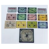 Lot of Antique Bezique Register Marker Cards