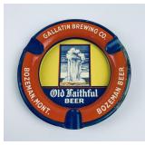 Old Faithful Beer Bozeman Montana Ashtray