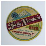 Rocky Mountain Anaconda Montana Beer Coaster