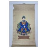 Antique Chinese Painted Hanging Scroll