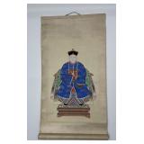 Antique Chinese Painted Hanging Scroll