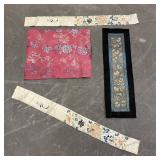 Lot of Antique Silk Chinese Robe Fragments