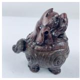Antique Chinese Foo Dog Censor Incense Burner