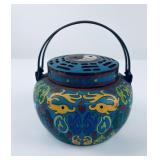 Antique Chinese Cloisonné Censor Yin Yang