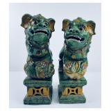 Chinese 1860-1880 Foo Lion Architectural Toppers