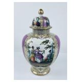 Antique Meissen Porcelain Covered Urn