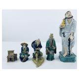 Lot of Chinese Mud Men Figures