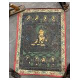 Tibetan Thangka Painting on Cloth