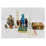 Lot of Chinese Ceramics and Carvings