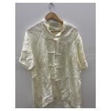 Vintage Jade Jade Jade Silk Chinese Robe Top