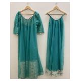 Vintage Sheer Lingerie Nightgown Set