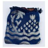 Antique Chinese Silk Drawstring Bag