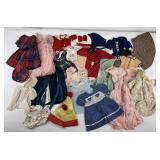 Lot of Vintage Baby Doll Clothes