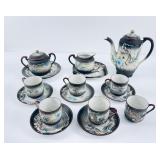 Japanese Dragon Ware Demitasse Tea Set