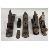 Lot of Antique Wood Planes Stanley Bailey