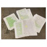 Lot of 152 Montana Topographic Maps