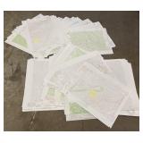 Lot of 150 Montana Topographic Maps