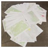 Lot of 150 Montana Topographic Maps