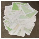 Lot of 150 Montana Topographic Maps