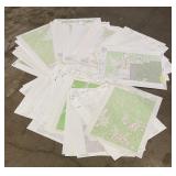 Lot of 163 Montana Topographic Maps