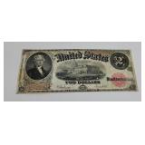 1917 $2 Bill Red Seal Jefferson
