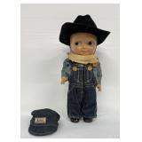 Antique Buddy Lee Denim Advertising Doll