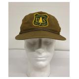 Vintage US Forest Service Corduroy Patch Hat