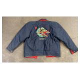 Vintage Kansai Yamamoto Denim Dragon Jacket